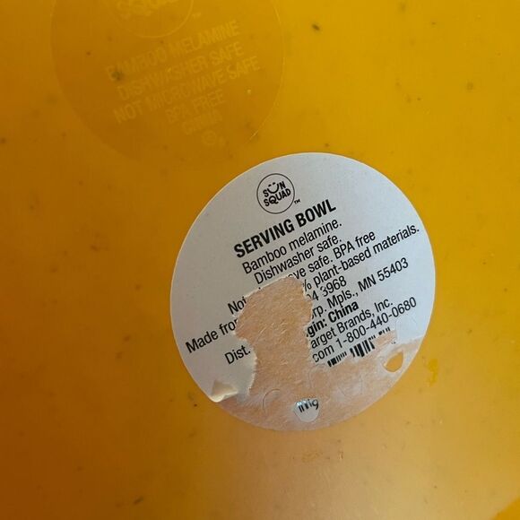 Bamboo Melamine Lemon Plate Green Leaf Side Dish & Lemon Weighted Tablecloth set - Picture 9 of 13